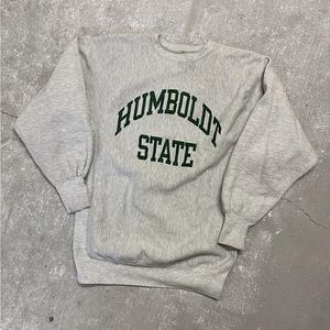 Vintage 70s 80s Champion Reverse Weave Humboldt State 1970 Sweatshirt XL College